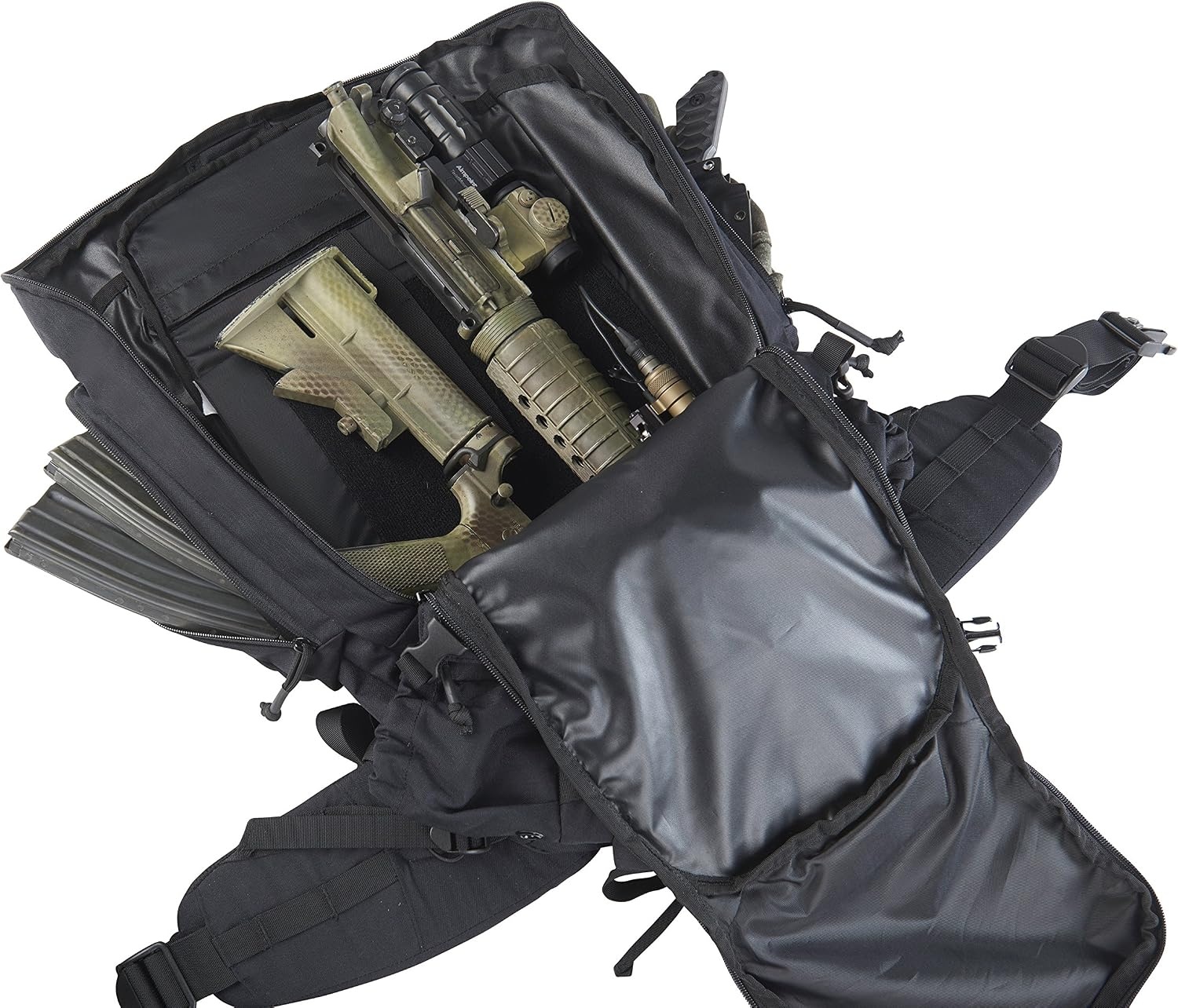 image:imageKelty Redwing Tactical Backpack Built to Military Specification Army Backpack Durable amp Strong Built to Last Aluminum Stays Ideal for Military Police Outdoors Hiking or Bug Out Bag Grey 44LBlack