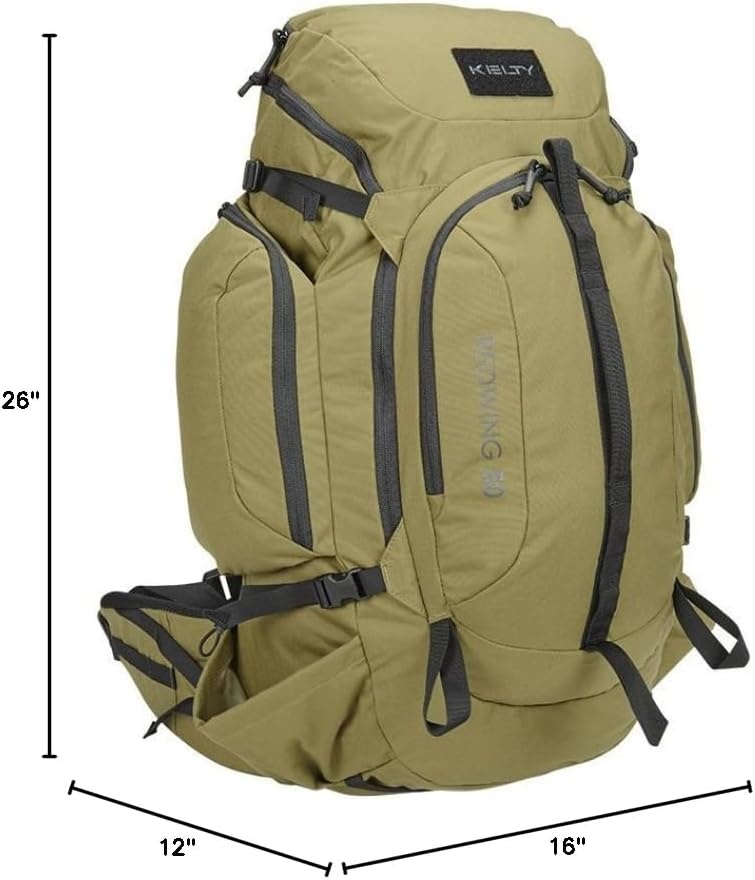 image:imageKelty Redwing Tactical Backpack Built to Military Specification Army Backpack Durable amp Strong Built to Last Aluminum Stays Ideal for Military Police Outdoors Hiking or Bug Out Bag Grey 44LKhaki