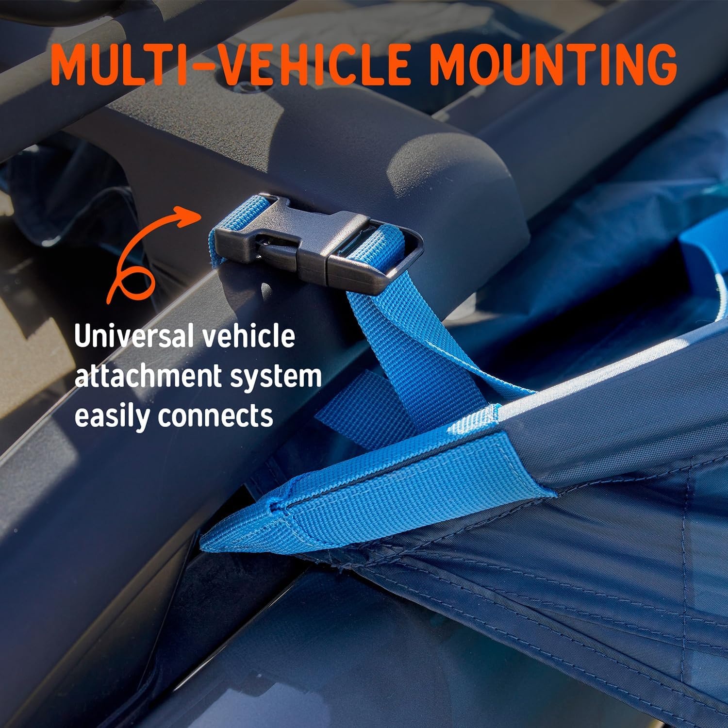 image:imageKelty Sideroads Awning Shelter for Car Camping Tailgating and Summer Beach Trips Protection from Elements and UV Universal Mount Sturdy Steel Frame Easy Setup
