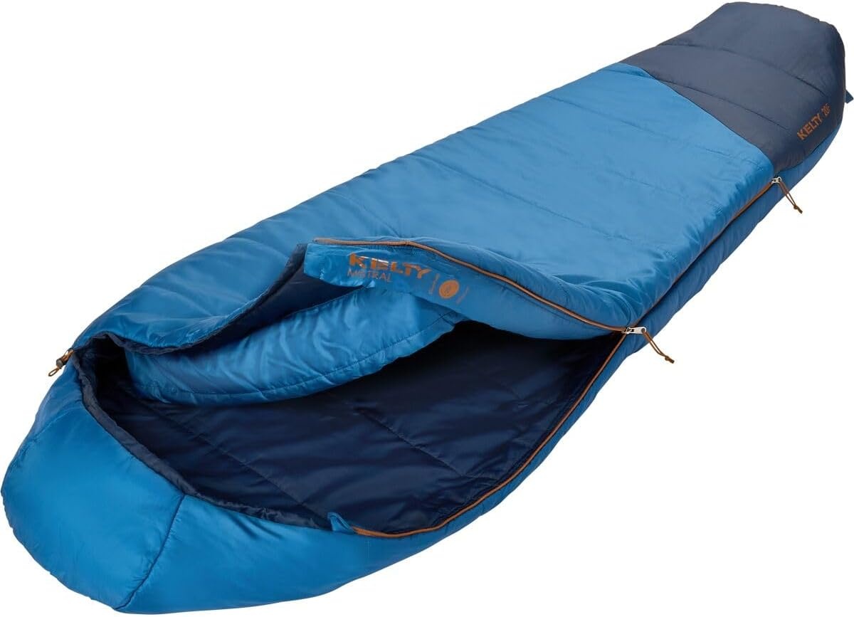 image:imageKelty SleepingBags Kelty Mistral Synthetic Camping Sleeping BagDark Blue Pageant Blue