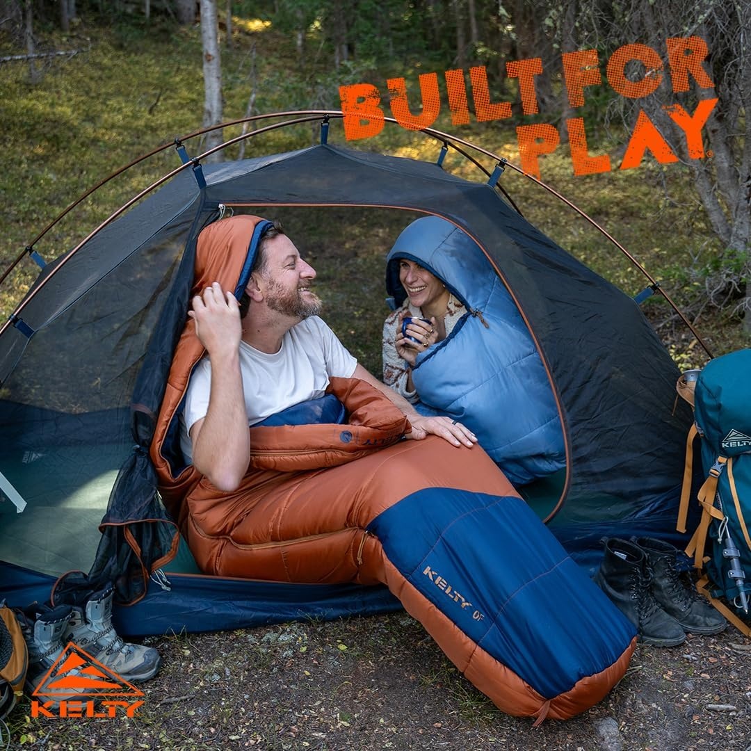 image:imageKelty SleepingBags Kelty Mistral Synthetic Camping Sleeping BagGingerbread Pageant Blue