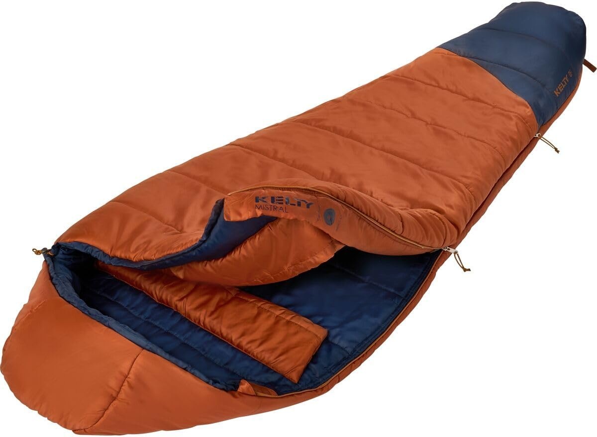 image:imageKelty SleepingBags Kelty Mistral Synthetic Camping Sleeping BagGingerbread Pageant Blue