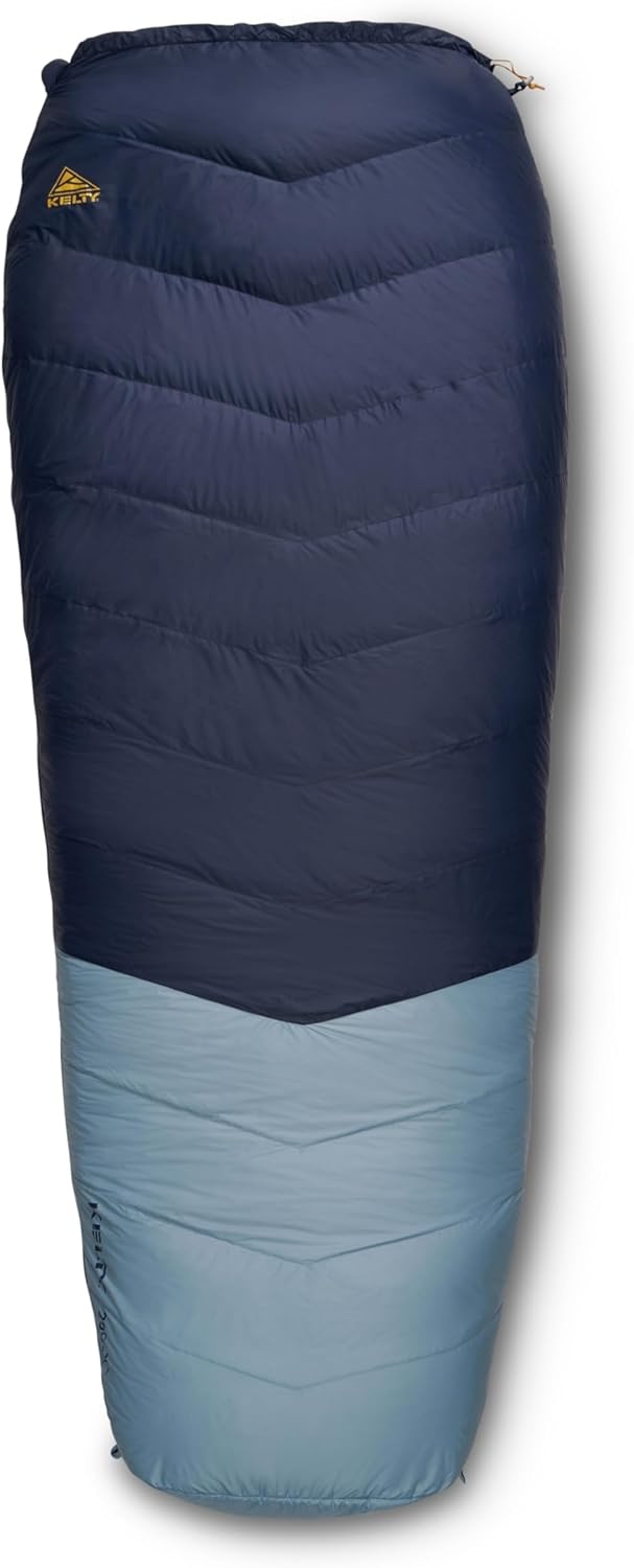 image:imageKelty Supernova Down Fill Sleeping Bag 0 or 20 or 40 Degree Rating Zip Two Together for a 2P Bag Roomy Spoon Shape for Extra WIggle Room PFCFree Fabrics Soft Taffeta Lining CompressibleStandard