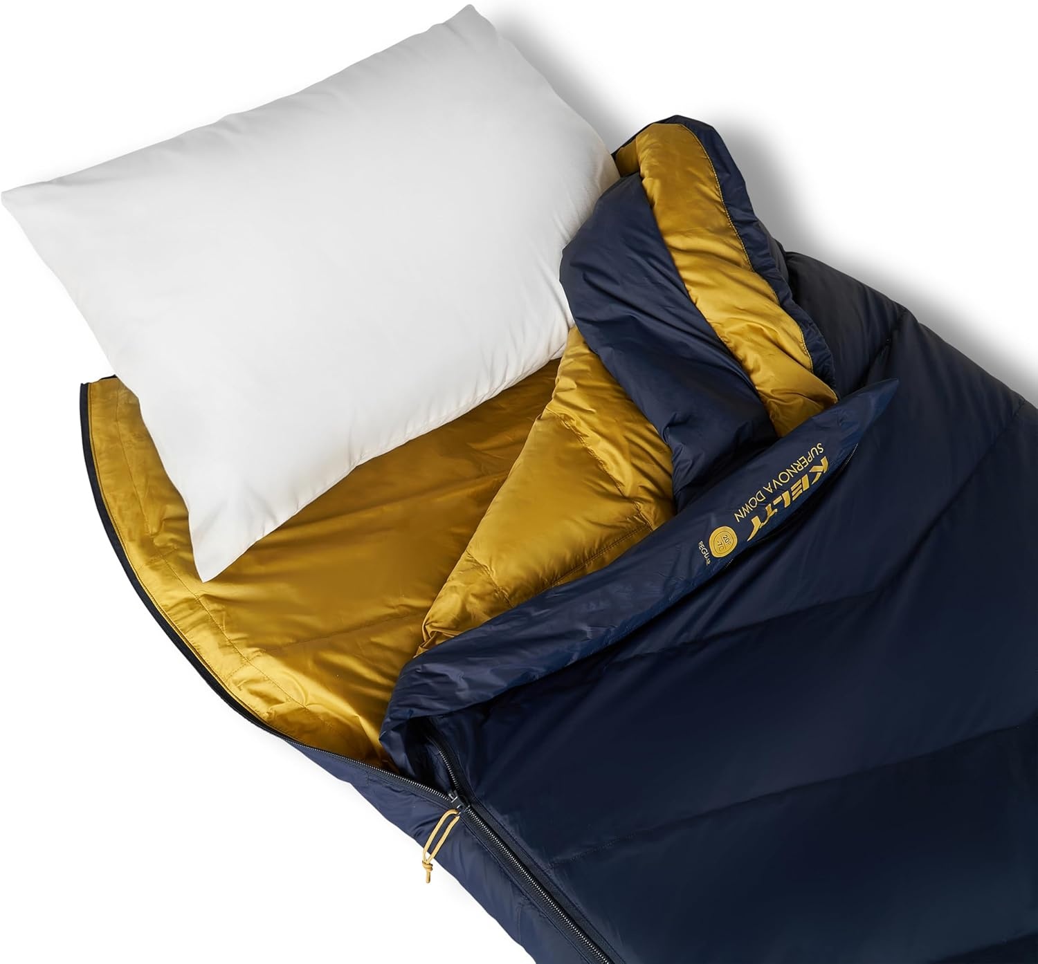 image:imageKelty Supernova Down Fill Sleeping Bag 0 or 20 or 40 Degree Rating Zip Two Together for a 2P Bag Roomy Spoon Shape for Extra WIggle Room PFCFree Fabrics Soft Taffeta Lining CompressibleStandard