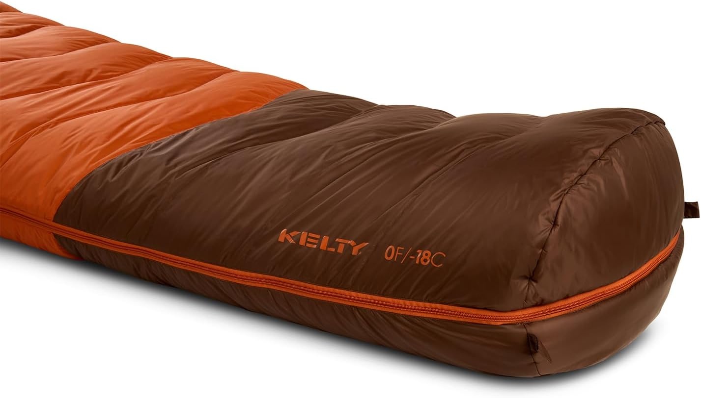 image:imageKelty Supernova Down Fill Sleeping Bag 0 or 20 or 40 Degree Rating Zip Two Together for a 2P Bag Roomy Spoon Shape for Extra WIggle Room PFCFree Fabrics Soft Taffeta Lining CompressibleStandard
