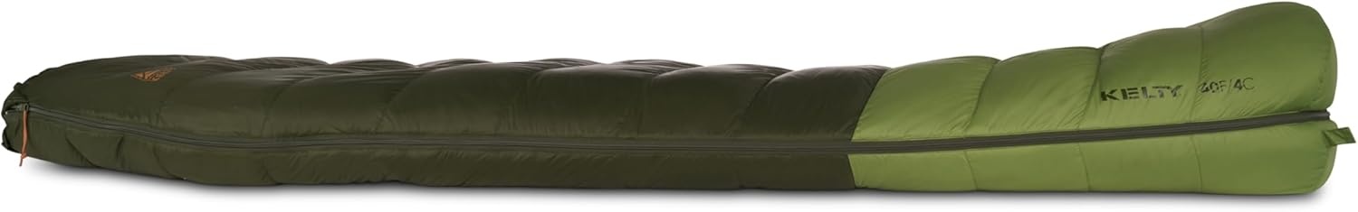 image:imageKelty Supernova Down Fill Sleeping Bag 0 or 20 or 40 Degree Rating Zip Two Together for a 2P Bag Roomy Spoon Shape for Extra WIggle Room PFCFree Fabrics Soft Taffeta Lining CompressibleStandard
