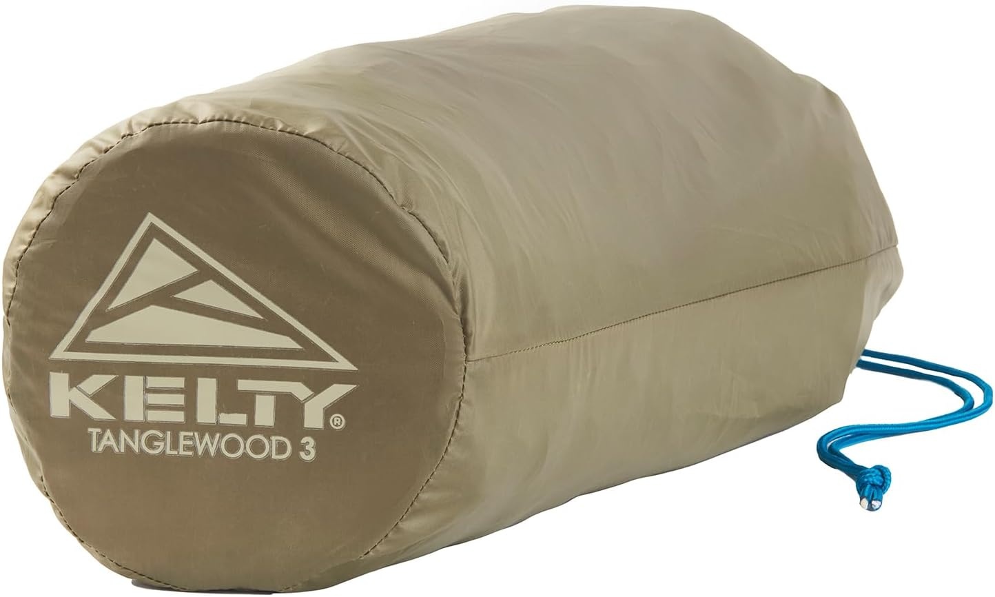 image:imageKelty Tanglewood 2 or 3 Person Backpacking and Car Camping Tent Sturdy Frame Quick Corners for Easy Setup Double Stake Vestibule Clipon RainflyBlue