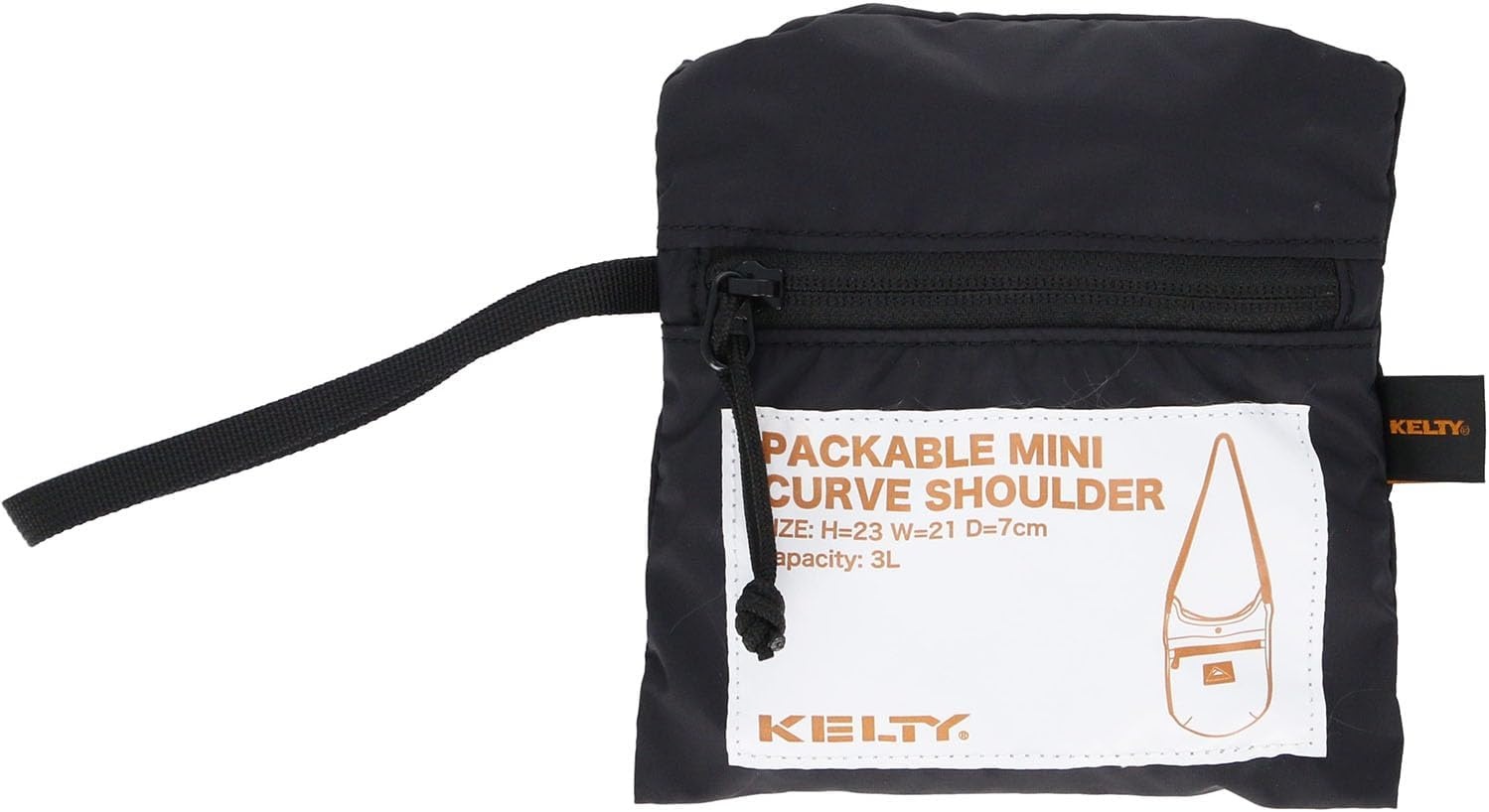 image:imageKelty Unisex Packable Mini Curve Shuolder 3259264424Black