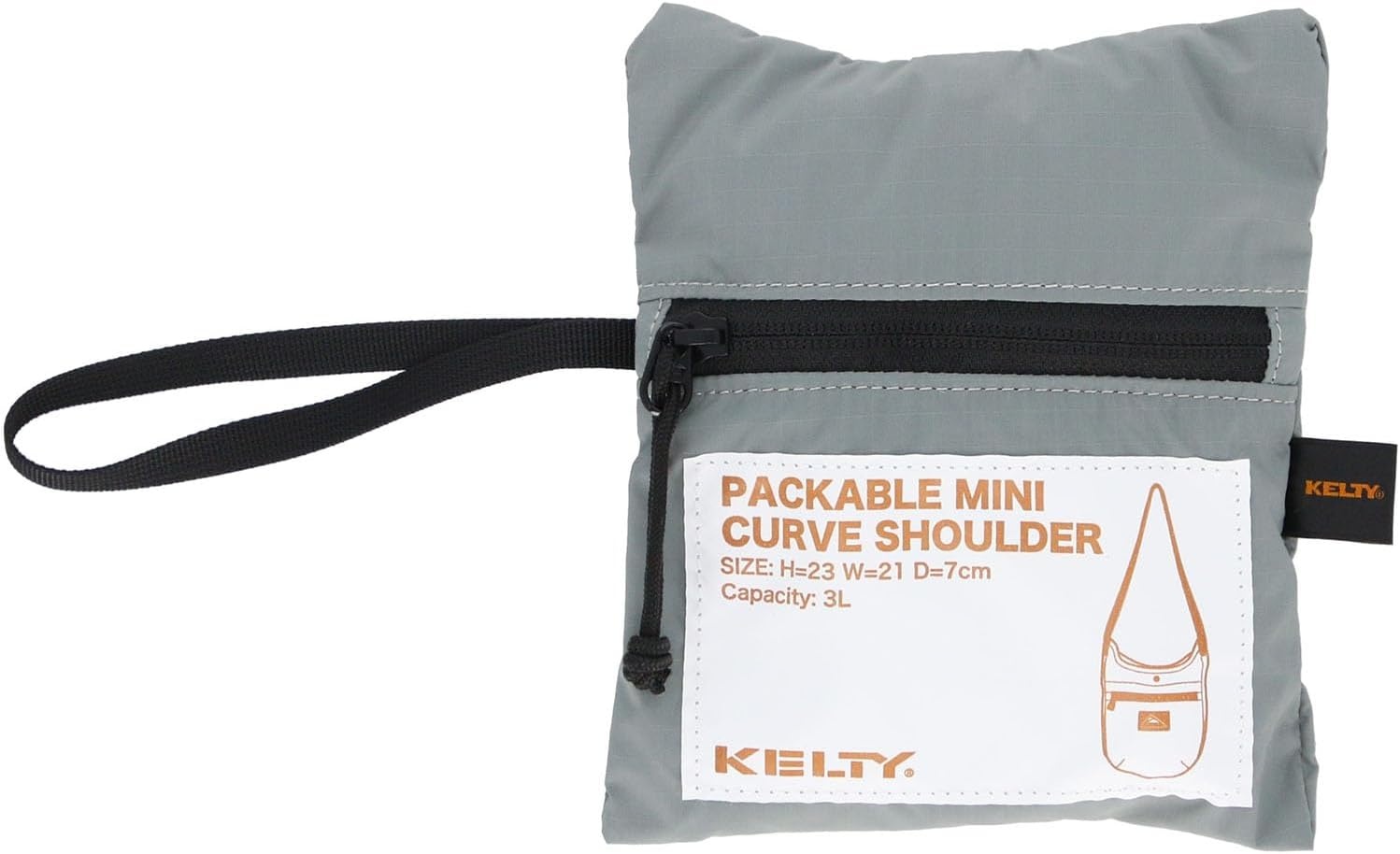 image:imageKelty Unisex Packable Mini Curve Shuolder 3259264424Gray