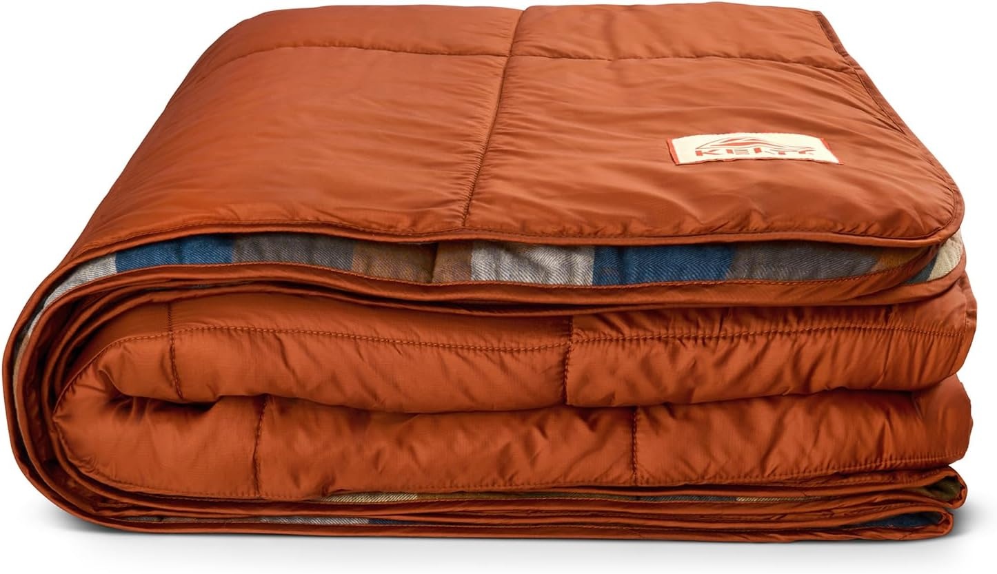 image:imageKelty Wayback Biggie Blanket Oversized Camping Blanket Fits Queen Sized Bed Organic Cotton Flannel Machine Washable