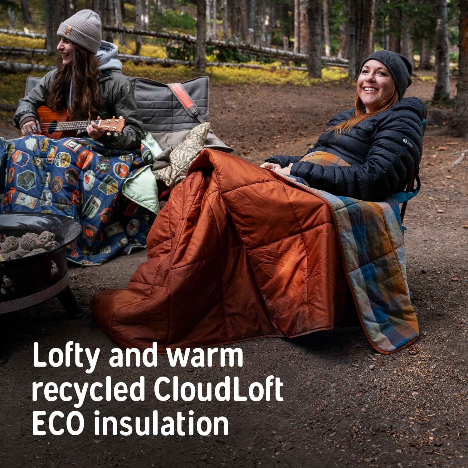 image:imageKelty Wayback Biggie Blanket Oversized Camping Blanket Fits Queen Sized Bed Organic Cotton Flannel Machine Washable