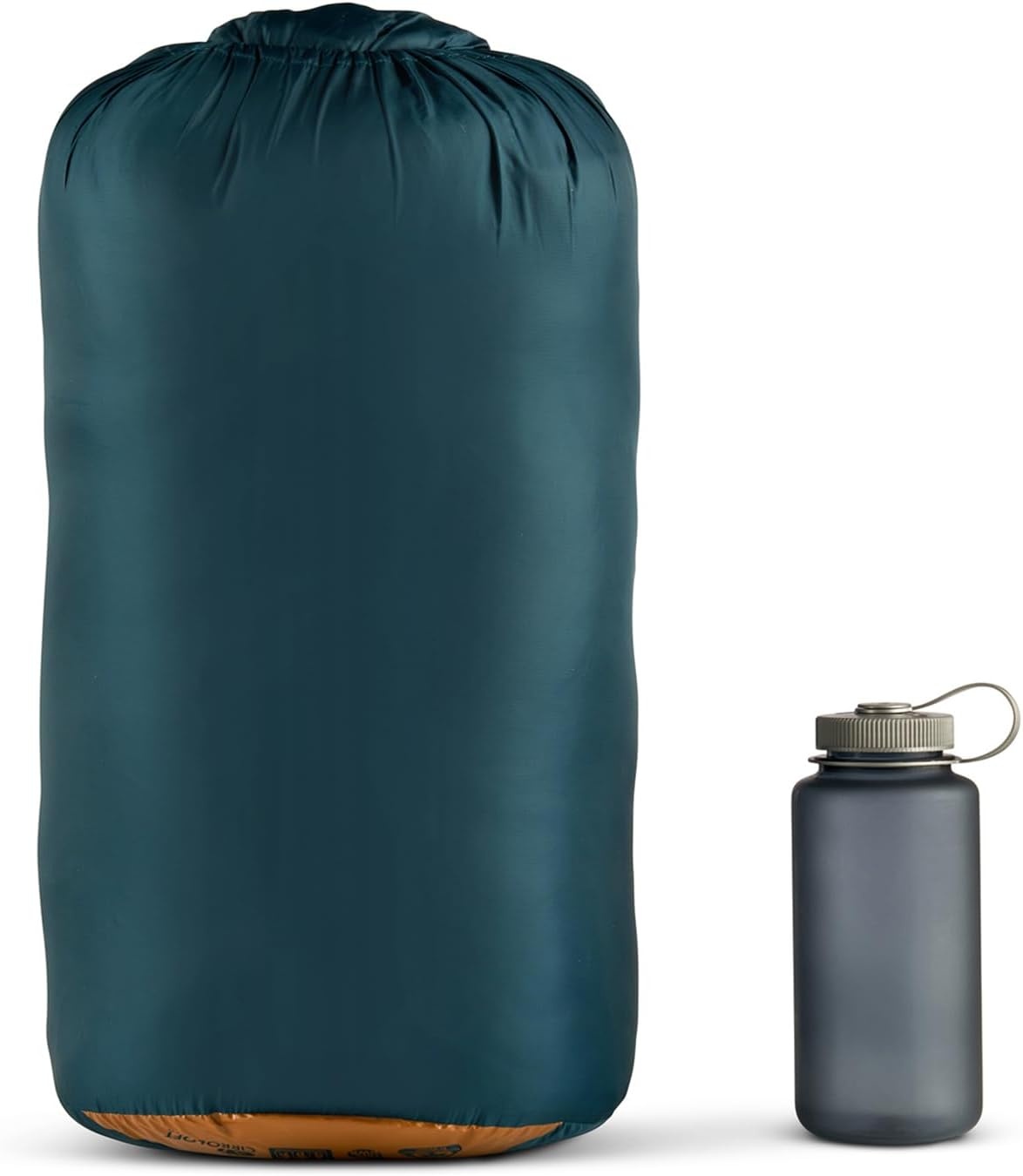 image:imageKelty Wayback Flannel Lined Sleeping Bag Built in Blanket Traditional Rectangle Shape Organic Flannel Cotton Liner Dual Locking Slide ZipsReflecting Pond