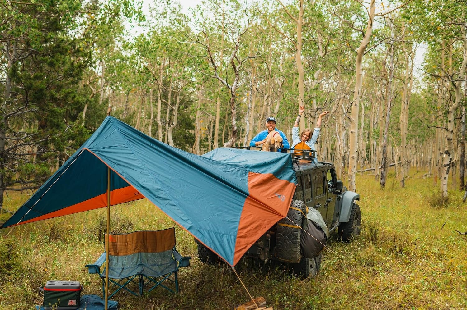 image:imageKelty Waypoint Tarp Car Camping and Tailgating Shelter Universal Vehicle MountElmDark Shadow