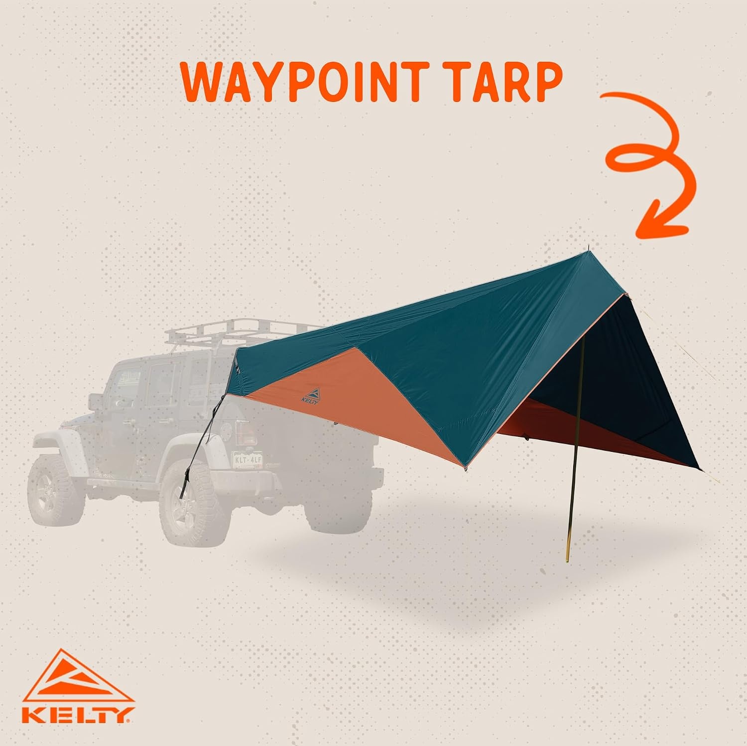 image:imageKelty Waypoint Tarp Car Camping and Tailgating Shelter Universal Vehicle MountPondGingerbread