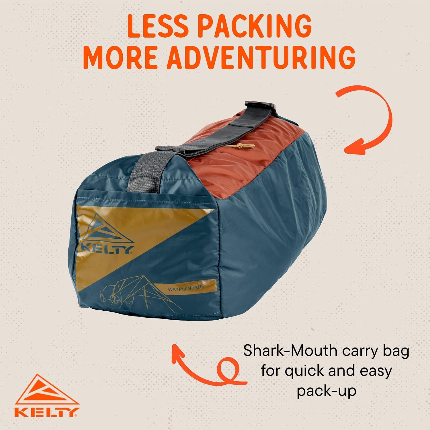 image:imageKelty Waypoint Tarp Car Camping and Tailgating Shelter Universal Vehicle MountPondGingerbread