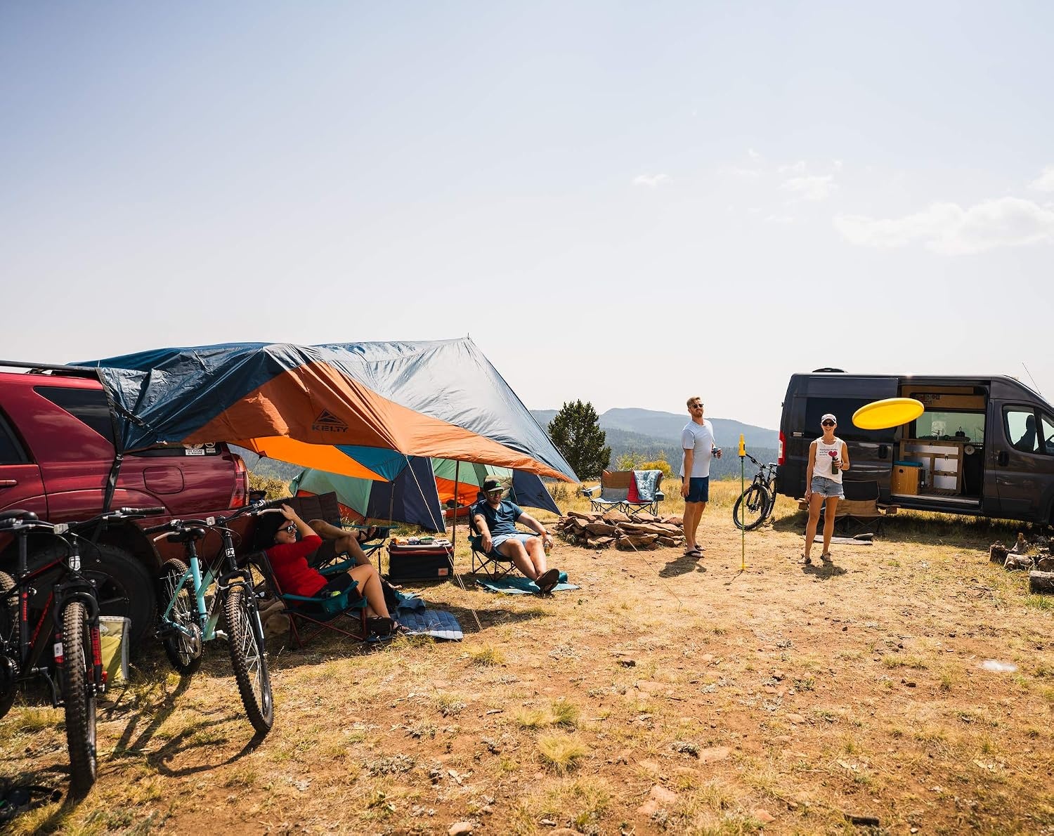 image:imageKelty Waypoint Tarp Car Camping and Tailgating Shelter Universal Vehicle MountPondGingerbread