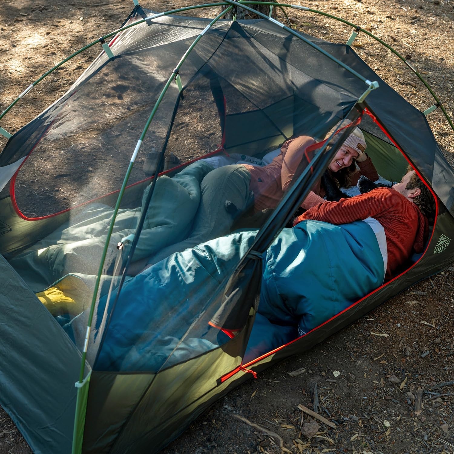 image:imageKelty Wireless Freestanding Camping Tent 2 4 or 6 Person Size Huge Interior and Peak Height Intuitive Easy to Pitch Color Coded SetupDill Black Forest