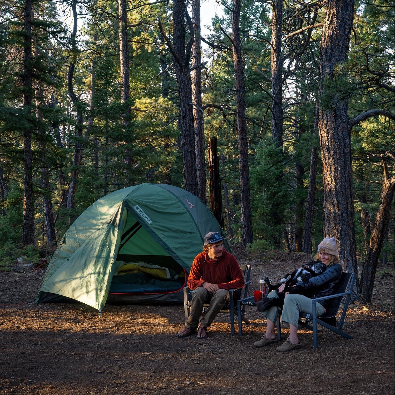 image:imageKelty Wireless Freestanding Camping Tent 2 4 or 6 Person Size Huge Interior and Peak Height Intuitive Easy to Pitch Color Coded SetupDill Black Forest