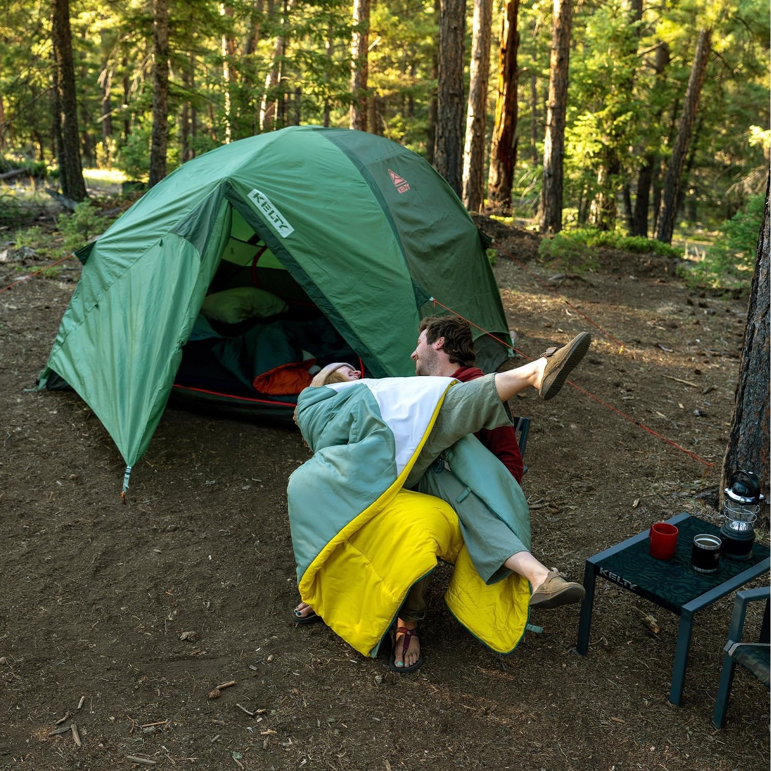 image:imageKelty Wireless Freestanding Camping Tent 2 4 or 6 Person Size Huge Interior and Peak Height Intuitive Easy to Pitch Color Coded SetupDill Black Forest