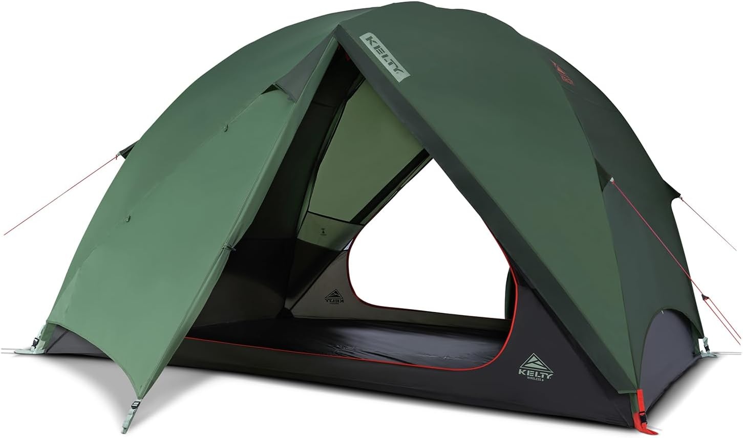 image:imageKelty Wireless Freestanding Camping Tent 2 4 or 6 Person Size Huge Interior and Peak Height Intuitive Easy to Pitch Color Coded SetupDill Black Forest