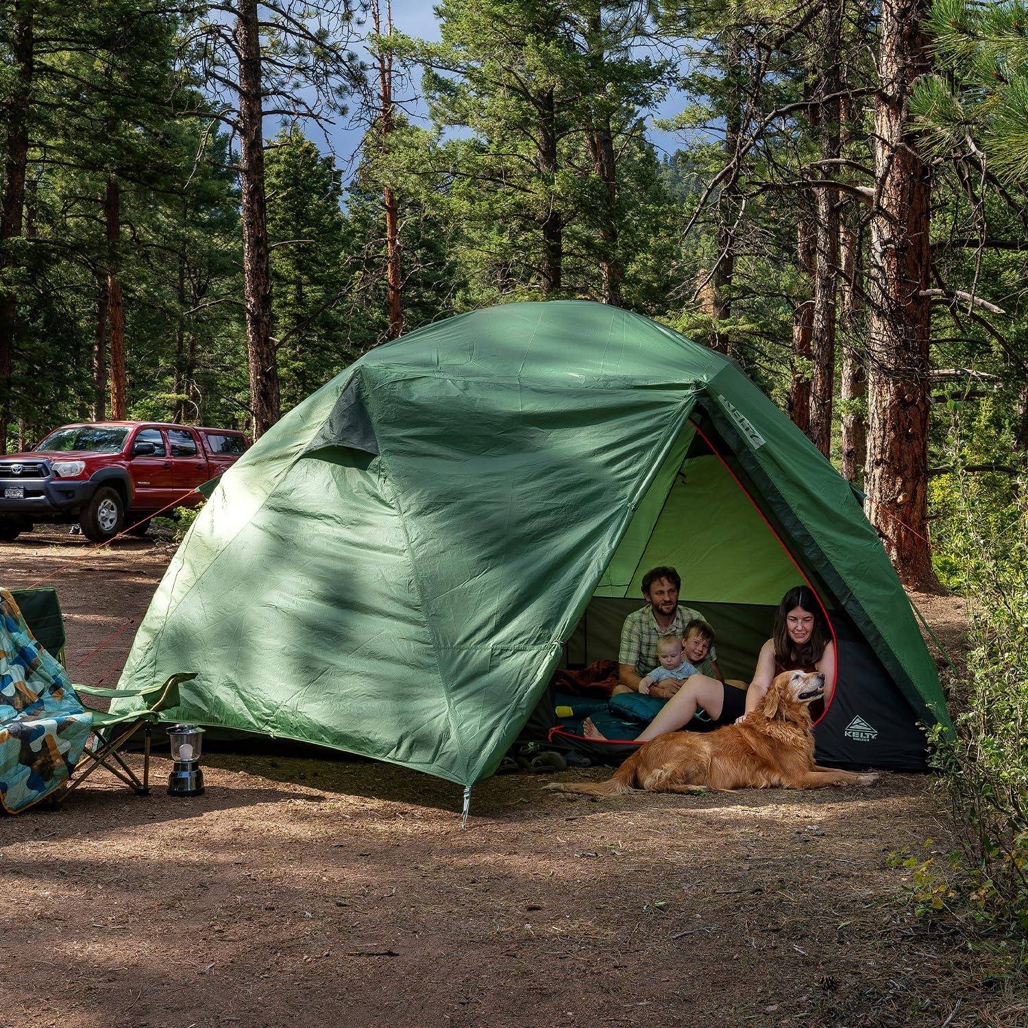 image:imageKelty Wireless Freestanding Camping Tent 2 4 or 6 Person Size Huge Interior and Peak Height Intuitive Easy to Pitch Color Coded SetupDill Black Forest