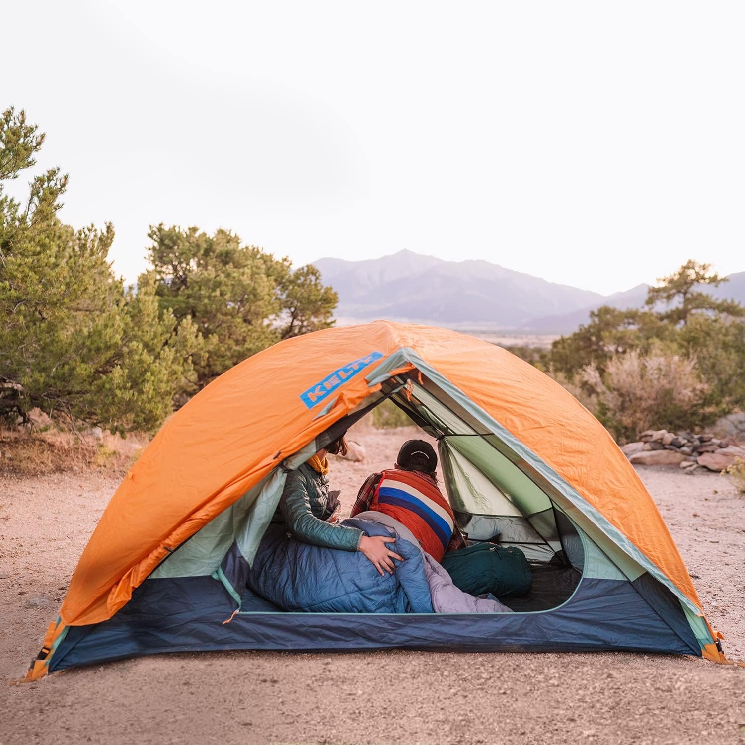 image:imageKelty Wireless Freestanding Camping Tent 2 4 or 6 Person Size Huge Interior and Peak Height Intuitive Easy to Pitch Color Coded SetupGreen
