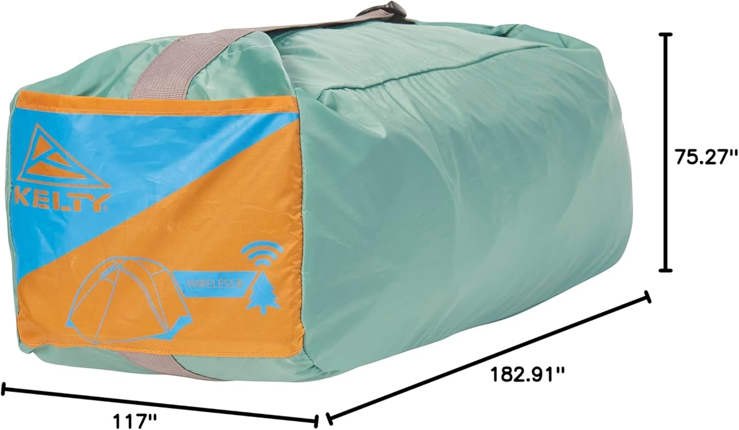 image:imageKelty Wireless Freestanding Camping Tent 2 4 or 6 Person Size Huge Interior and Peak Height Intuitive Easy to Pitch Color Coded SetupGreen