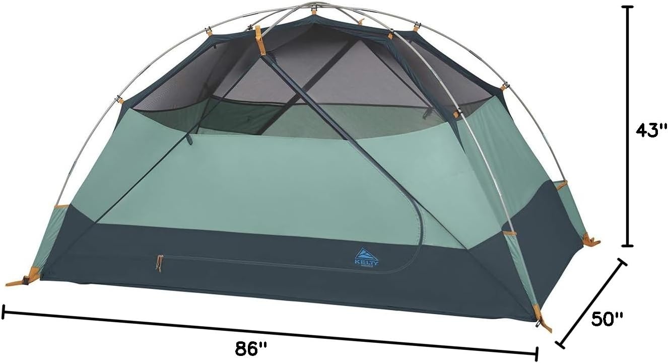 image:imageKelty Wireless Freestanding Camping Tent 2 4 or 6 Person Size Huge Interior and Peak Height Intuitive Easy to Pitch Color Coded SetupGreen