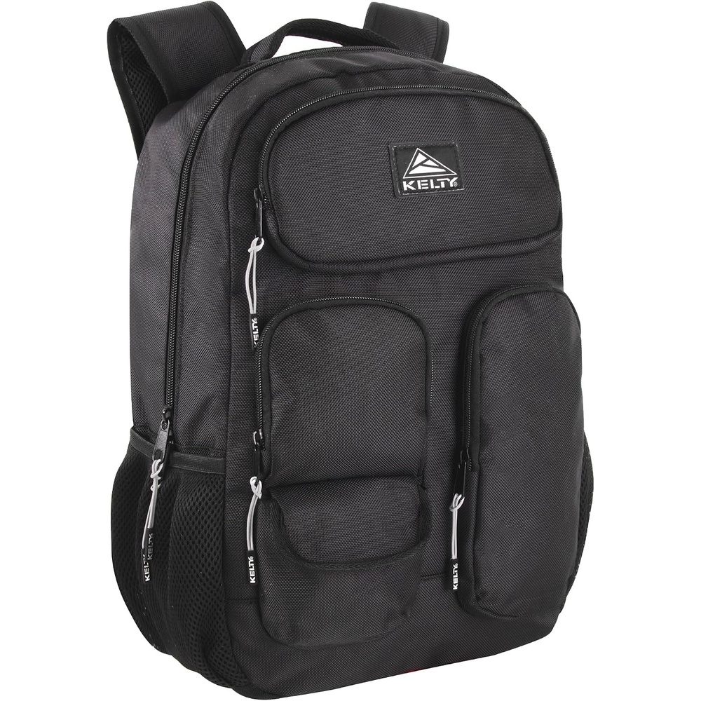 image:imageKelty 18 Inch 25 Liter Capacity Multipocket Laptop Backpack Padded Back Air Mesh Shoulder Straps for Travel CommutingBlack