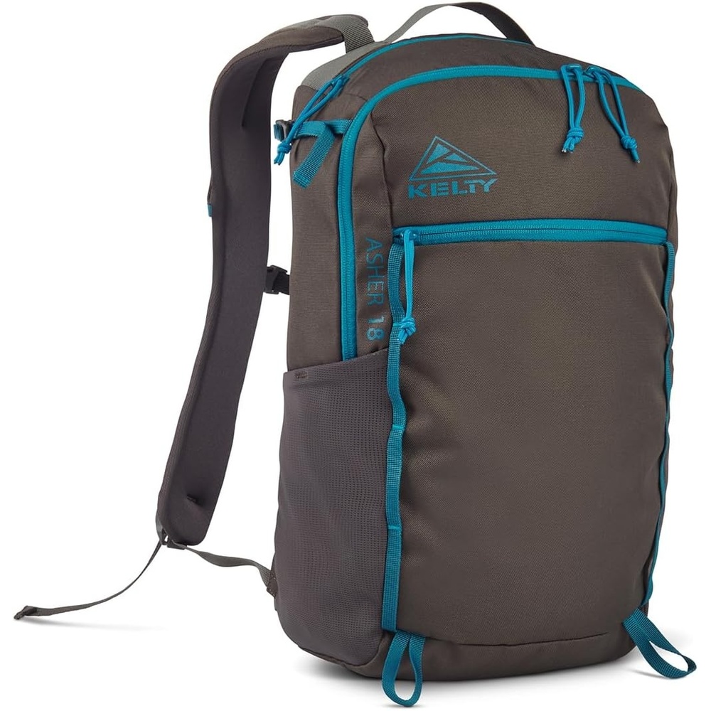 image:imageKelty Asher Backpack Daypack to MultiDay Backpacking Capacity Hiking Lightweight Travel Pack Internal Frame 24L MossBelugaStormy Blue