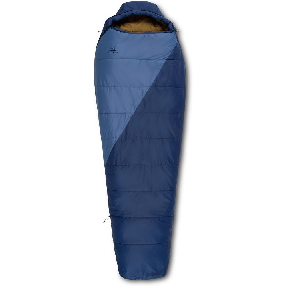 image:imageKelty Cosmic Synthetic Fill 20 Degree Backpacking Sleeping Bag Compression Straps Stuff Sack IncludedDark Blue