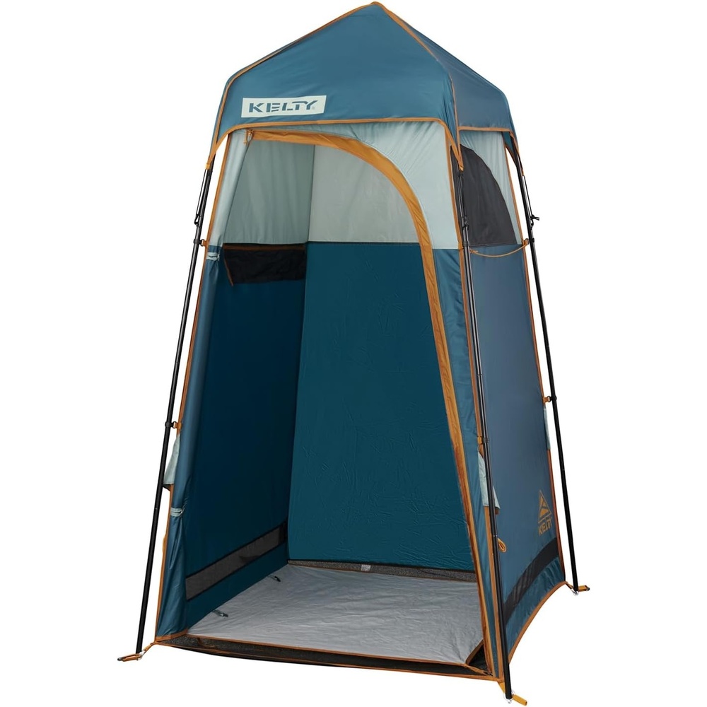 image:imageKelty Discovery H2GO Privacy Shelter Campsite Shower and Changing Shelter Zippered Entry Steel Pole Frame FreestandingIceberg Green