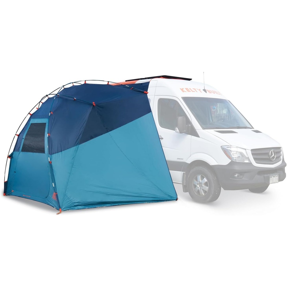 image:imageKelty Highroads Overlanding Shelter  Universal Mount Car Camping Tent with Large Zippered Entry Aluminum Frame Adjustable Walls and Windows UV Protection Rainproof Stuff Duffel Included 2024Backroads Shelter  Fiberglass Frame