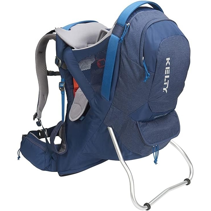 image:imageKelty Journey Signature Child Carrier Backpack Perfectfit Adjustable Suspension for Moms and Dads 5 Point Safety Harness Sunshade SPF Protection Easy to CleanInsignia Blue