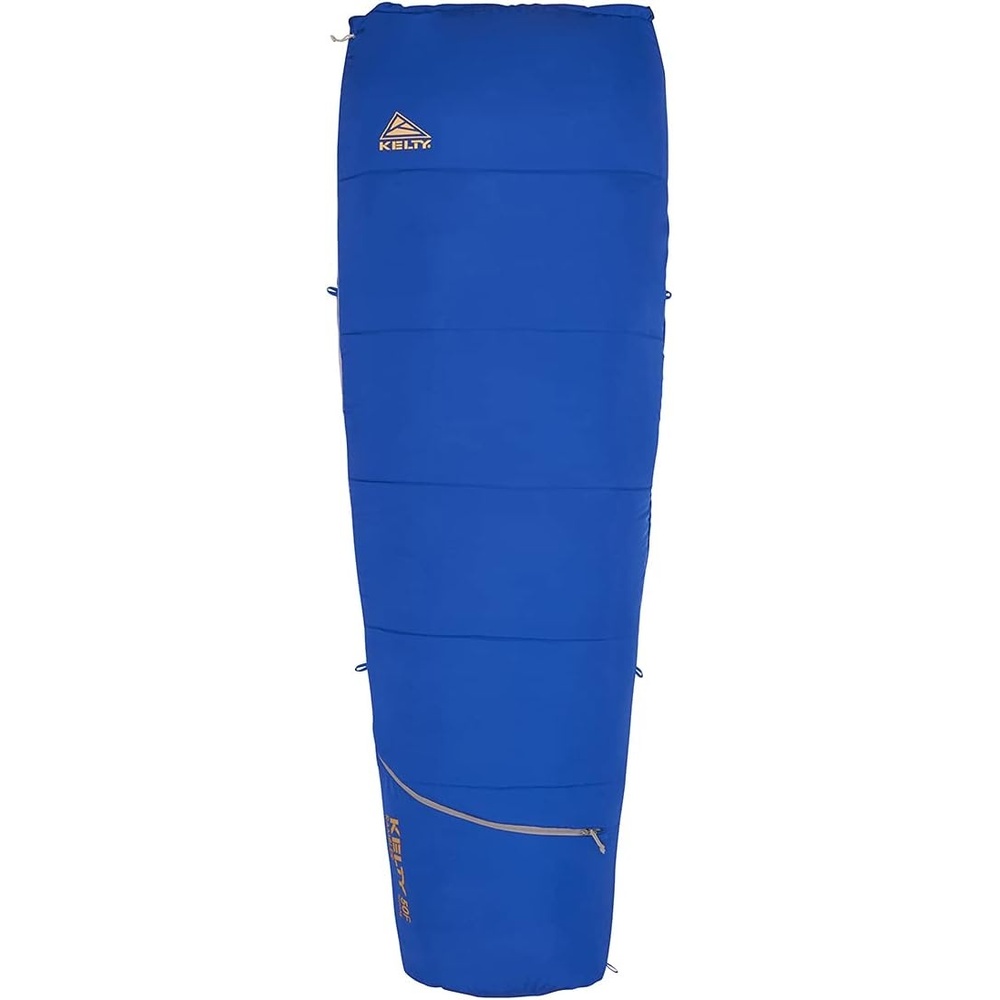 image:imageKelty Rambler 50 Degree Synthetic CloudLoft Insulated Sleeping Bag Unzips Completely to A Blanket AntiSnag Zipper amp MoreDazzling Blue