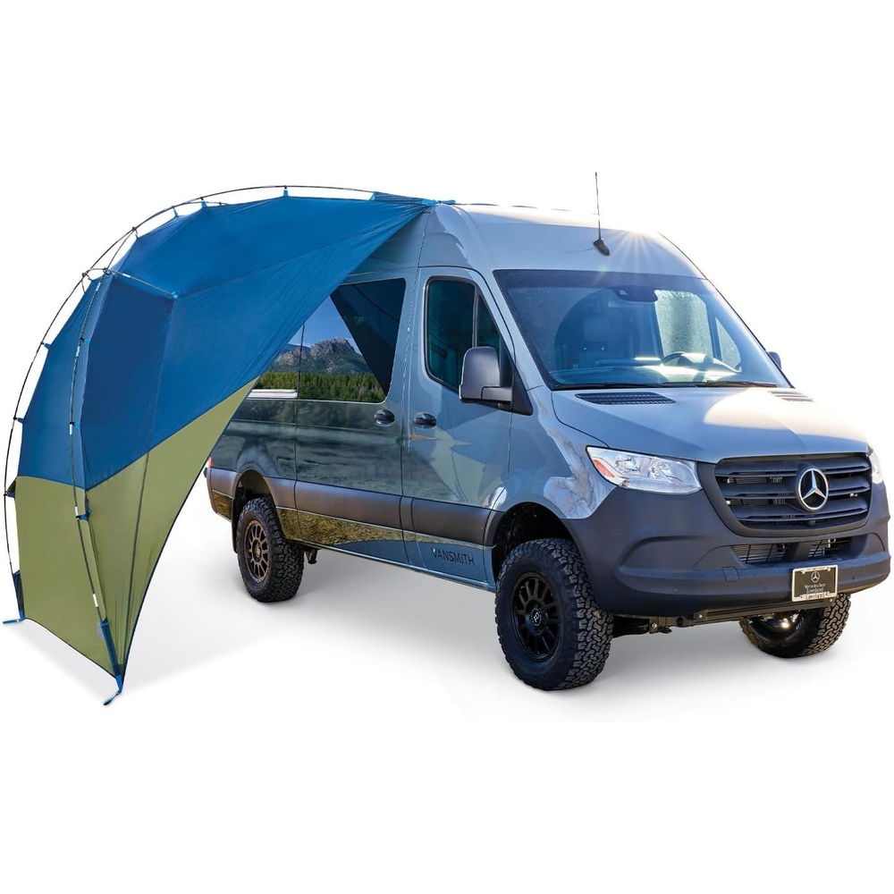 image:imageKelty Sideroads Awning Shelter for Car Camping Tailgating and Summer Beach Trips Protection from Elements and UV Universal Mount Sturdy Steel Frame Easy Setup