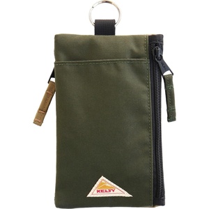 Kelti 3259234725 FES POUCH 4 Compact Pocket with Key Ring(Olive Drab x Tan)