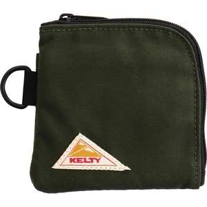 Kelti 3259272025 SQUARE COIN CASE 2 Coin Purse, Money Storage, Card Storage(green)