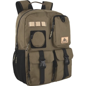 Kelty 18 Inch 24 Liter Capacity Multipocket Laptop Backpack, Padded Back, Shoulder Straps, Top Carry Handle for Travel & Commute(Fern Green)