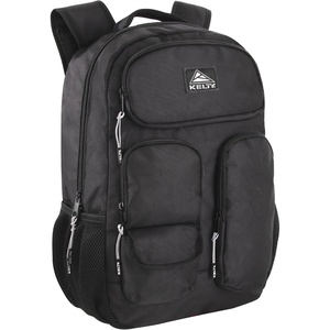 Kelty 18 Inch 25 Liter Capacity Multipocket Laptop Backpack, Padded Back, Air Mesh Shoulder Straps for Travel, Commuting(Black)