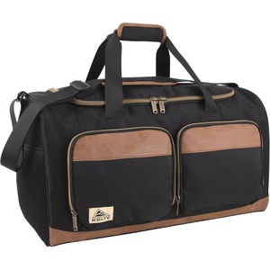 Kelty 22 Inch Large 51 Liter Capacity Sports, Travel Duffel Bag with Pockets, Shoulder Strap, Top Carry Handle(Black)