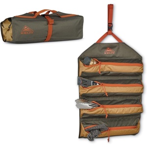 Kelty Chef Roll – Kitchen Basics Organization Kit for Cooking Tools, Knives, Deep Zippered Pockets, Rollup Storage