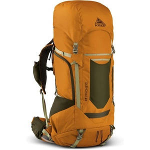 Kelty Glendale 65L to 105L Internal Frame Backpack – Multi-day Backpacking Thru Hiking Pack, Adjustable Suspension, Customized Fit (Duck Green, 85L)(Cathay Spice)