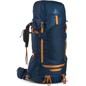 Kelty Glendale 65L to 105L Internal Frame Backpack – Multi-day Backpacking Thru Hiking Pack, Adjustable Suspension, Customized Fit (Duck Green, 85L)(Pageant Blue)