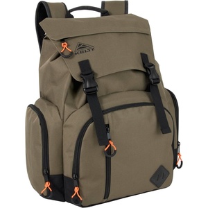 Kelty Hiking Backpacks 23 L Canvas Travel Laptop Backpack for Men Women, 18″ Business Work Rucksack College Computer Bag (Olive Travel Pack)