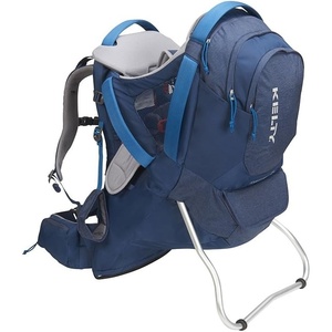 Kelty Journey PerfectFIT ELITE Child Carrier for Infants and Toddlers, Zippered Pockets, Waistbelt, Aluminum Frame, Sunshade(Insignia Blue)