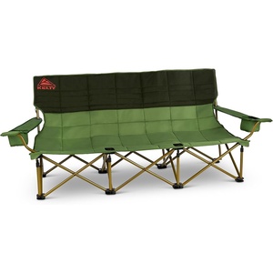 Kelty Lowdown Couch – 3 Person Capacity Camping Chair, Extra Large and Sturdy Bench for Campsites, Soccer Games, and Backyard Parties(Dill)