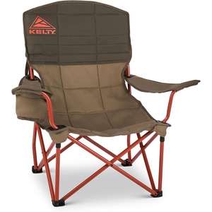 Kelty Lowdown Folding Chair, Camping Seat for Backyard Parties, Soccer Saturdays, Concerts, Beach, Tailgating (Dill)(Bungee Cord / Beluga)