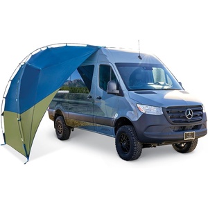 Kelty Sideroads Awning Shelter for Car Camping, Tailgating, and Summer Beach Trips, Protection from Elements and UV, Universal Mount, Sturdy Steel Frame, Easy Setup
