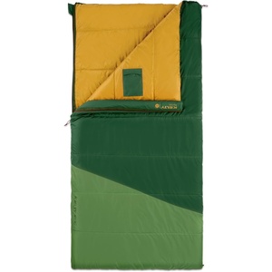 Kelty Solstice 20 Oversized Camping Sleeping Bag, Spacious Rectangular Shape, Zip Together for 2P, Anti-Snag Zips, Internal Pocket(Black Forest / Dill / Woodthrush)